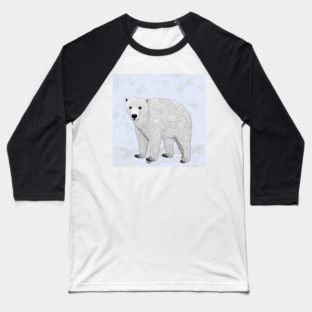 Polar Bear Baseball T-Shirt by rachelboucher